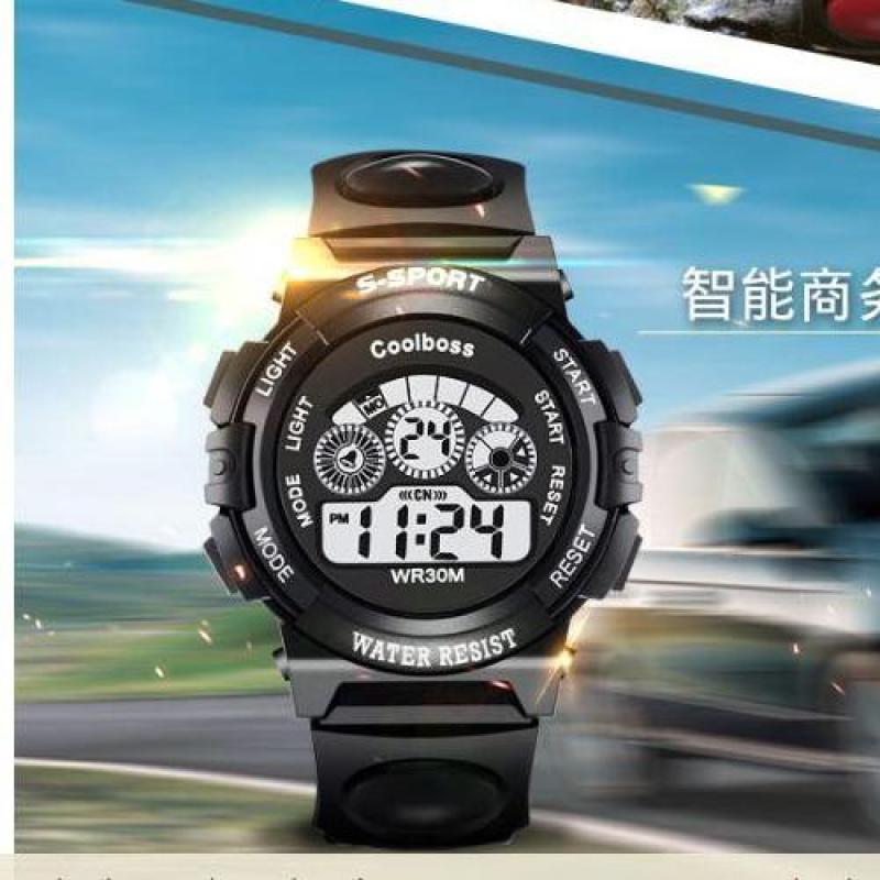 Nơi bán Đồng hồ trẻ em dây cao su GOLDTIME Coolboos 0119 ( Màu đen)