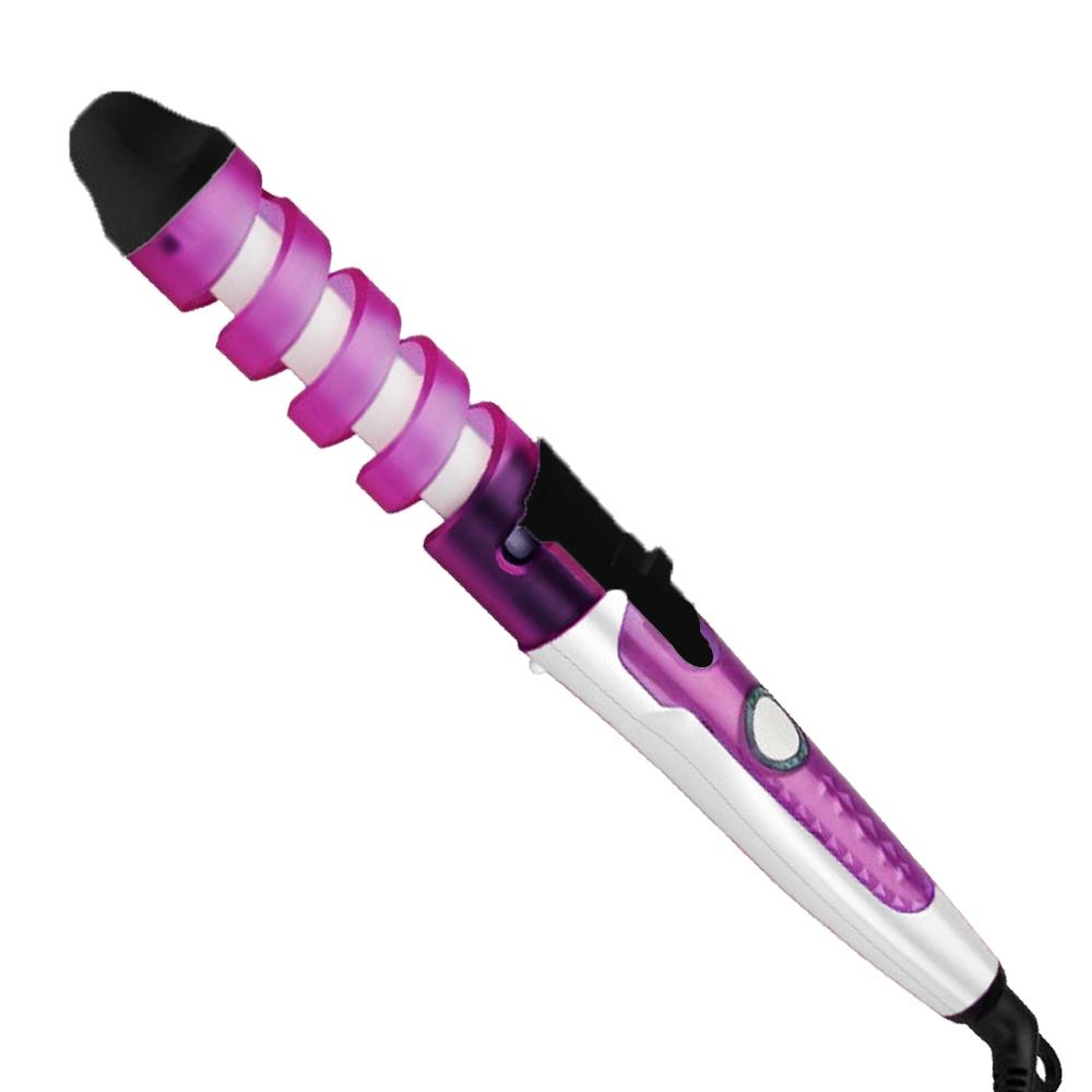 Chống scalded Xông Máy Uốn Tóc Tóc Xoắn Ốc Con Lăn Uốn Waver Máy Làm Sắt Cây Đũa Phép Salon Dụng Cụ Tạo Kiểu Phích Cắm CHÂU ÂU -quốc tế