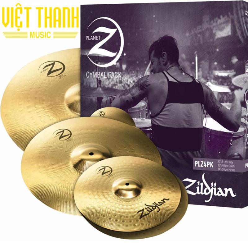 Bộ Lá Cymbal Trống Jazz Zildjian PLZ4PK Thương Hiệu Mỹ ,Sản Xuất Tại Mỹ. Tặng Kèm Cặp Dùi Mỹ Zildjian