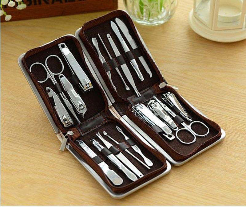 Bộ Kềm cắt móng 9 món hộp Vuông Vân rồng