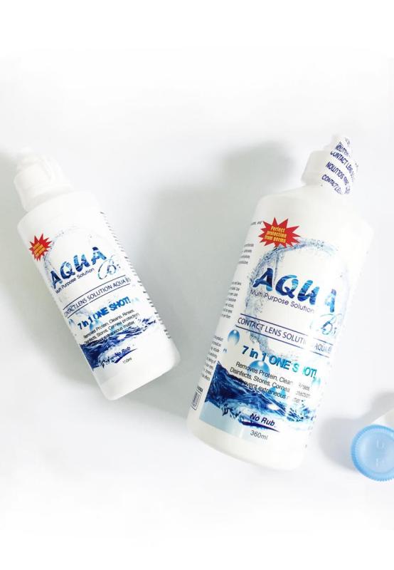nước ngâm lens Aqua 150ml nhập khẩu