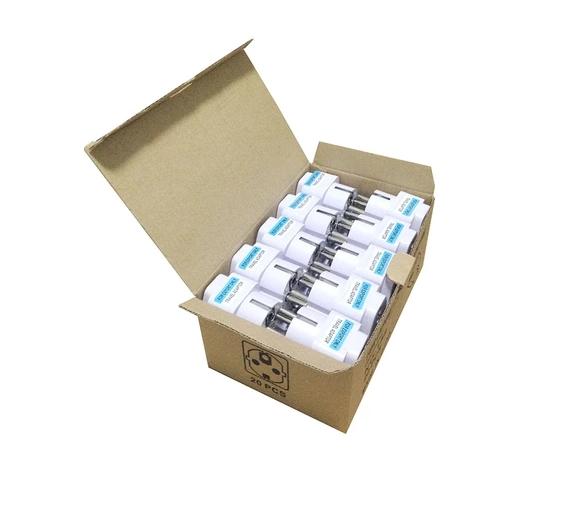 Combo 20 chiếc Đầu chuyển đổi ổ cắm 3 chấu sang 2 chấu