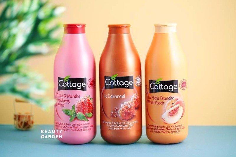 Sữa tắm cottage Pháp chai 750ml hàng tốt nhập khẩu