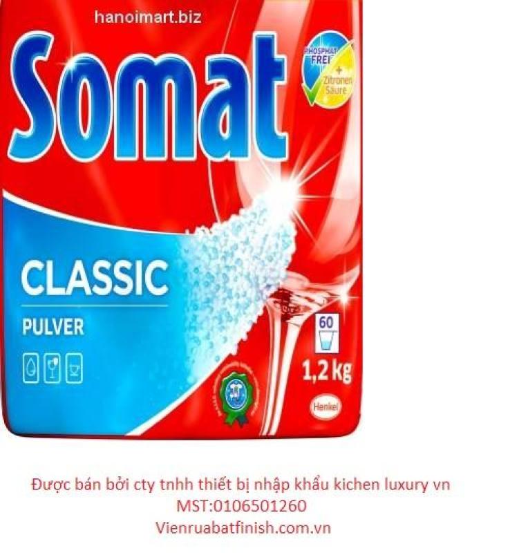 combo 3 sản phẩm bột somat 1,2kg+muối somat 1,2kg+nước làm bóng - Tặng 1 chai làm bóng somat 500ml