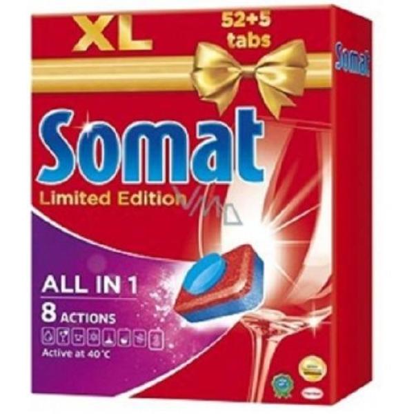 Viên rửa chén bát ly - SOMAT  All in 1 - 8 Actions (28 Viên ) made in Germany