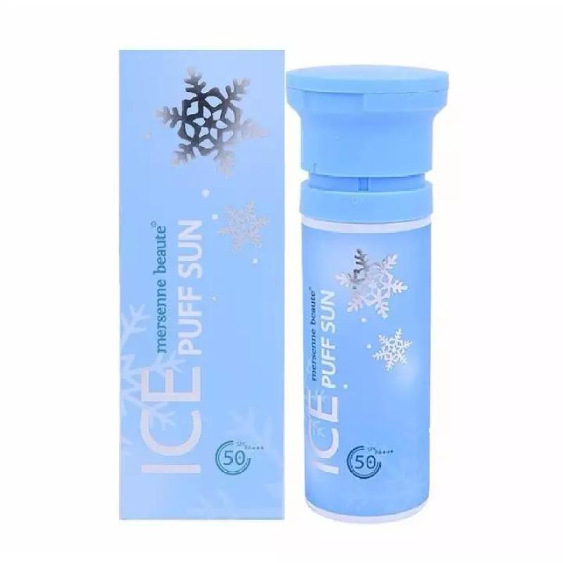 Kem Chống Nắng 3in1 make up mát lạnh Mersenne Beaute Ice Puff Sun SPF50+ 100ml