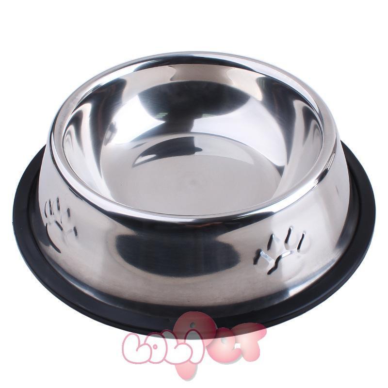 Bát / chén ăn inox chống lật size 3 dành cho chó 7 đến 20kg - sunzin hn 353c