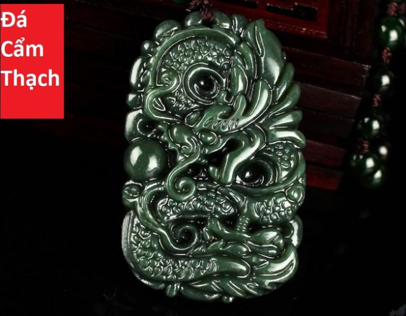 Mặt Dây chuyền nam đá phong thuỷ mặt rồng cẩm thạch ML998