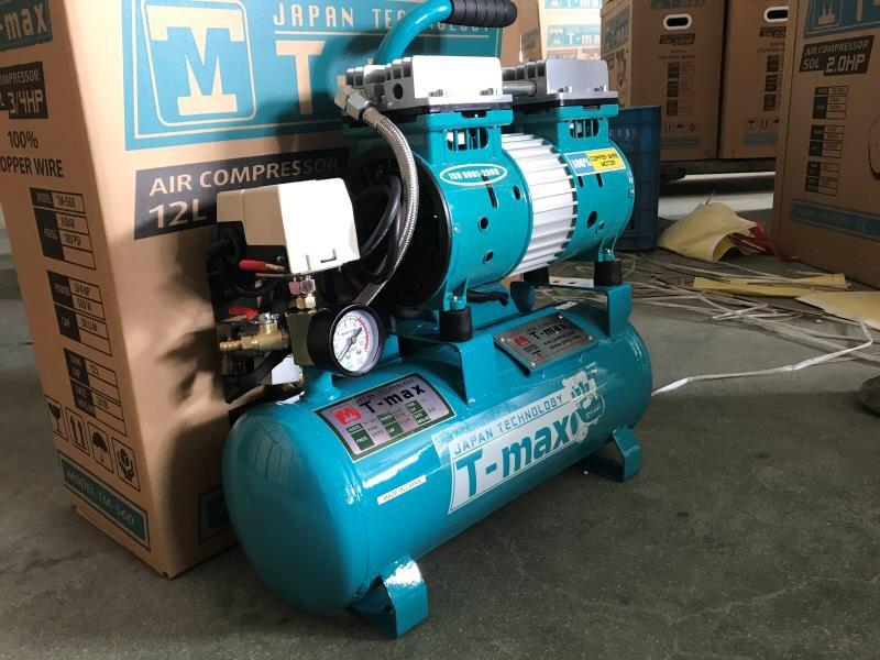 Máy nén khí T-Max 24l không dầu 1HP