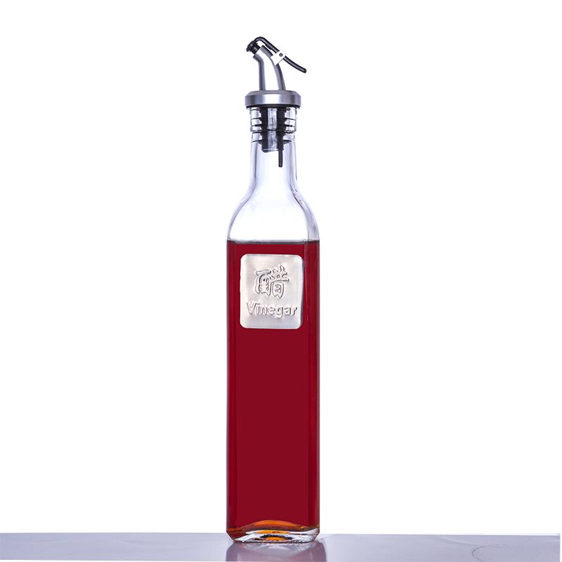 Naqi Oiler Oil Bottle Glass Leak-Proof Large Size A Oil Jar Condiment Bottle Soy Sauce Only Beautifulness) Bottle; Vinegar (jealousy) Bottle; Medicine (sickness) Kitchen Supplies By Taobao Collection