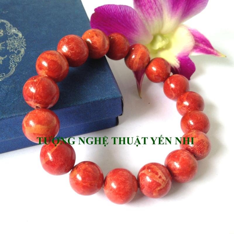Vòng tay San Hô Đỏ quý hiếm 12ly (100% tự nhiên)