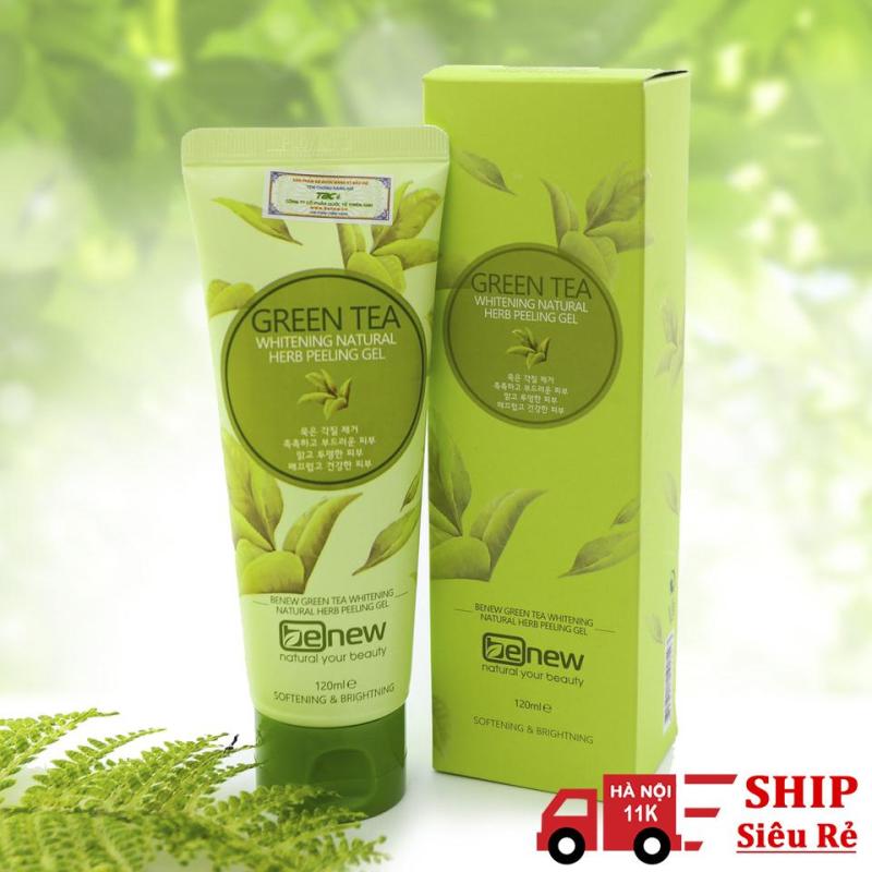 Kem tẩy tế bào chết cao cấp Benew Green tea Peeling Gel 120ml nhập khẩu