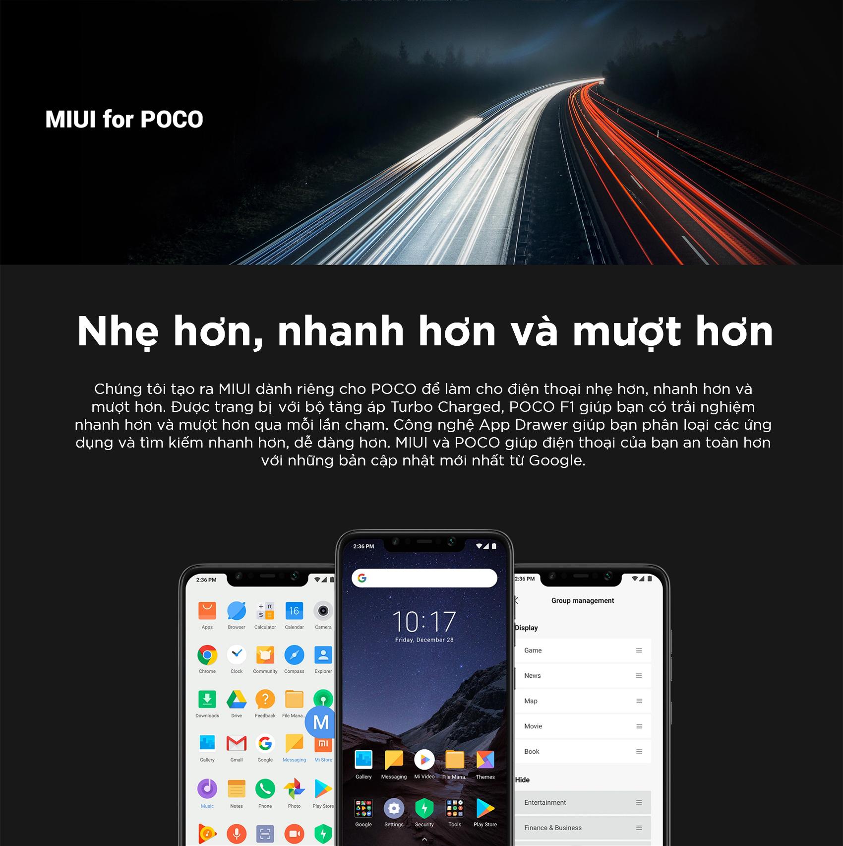 Điện thoại Pocophone Xiaomi Ram 6G-ROM 64GB