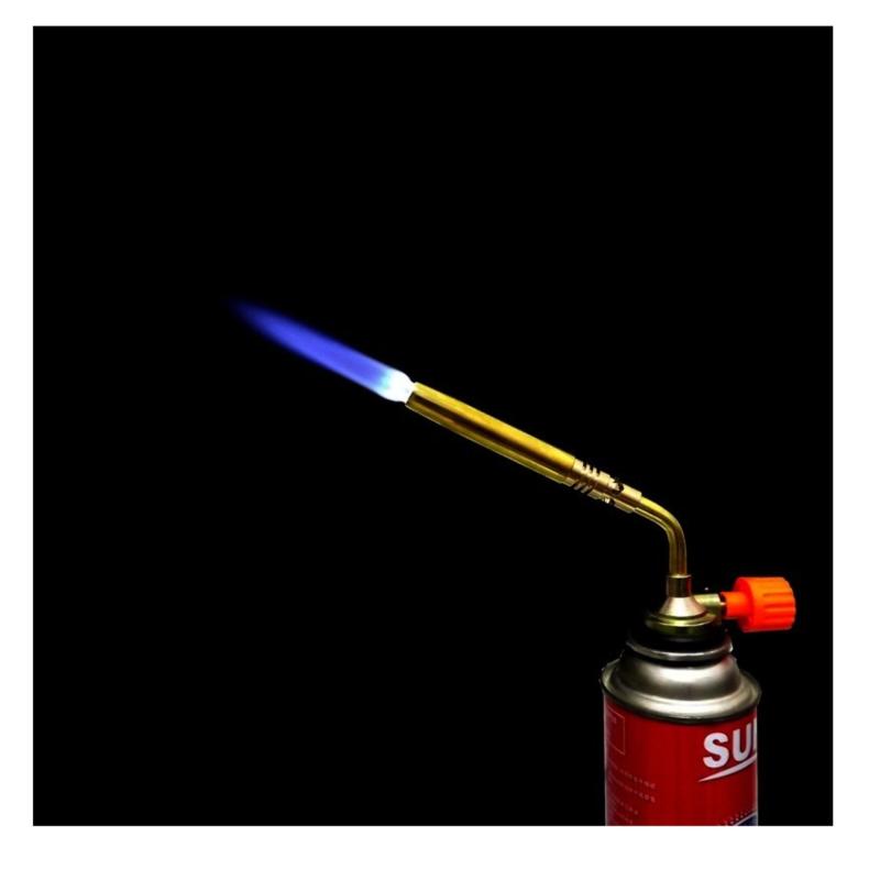 Đèn khò hàn ống đồng - Đầu khò lửa - Sử dụng bình gas mini