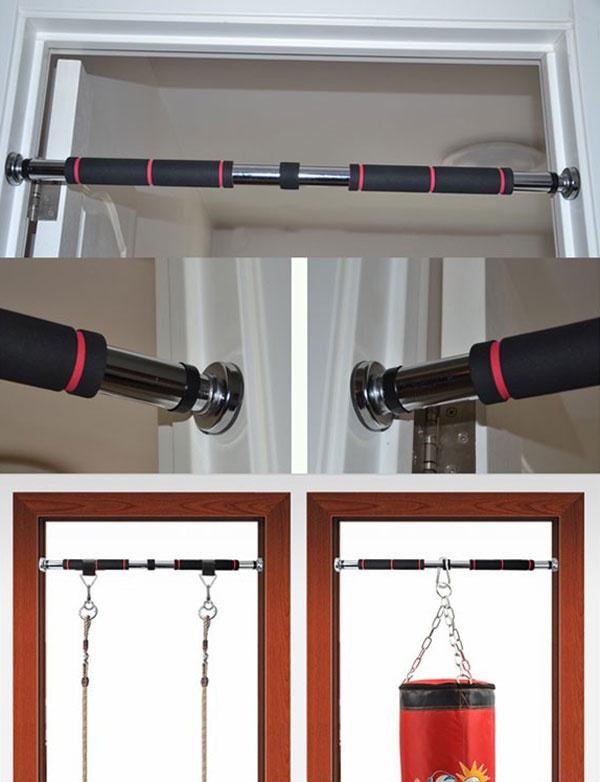 Xà đơn treo tường 80- 130cm tặng mút 13