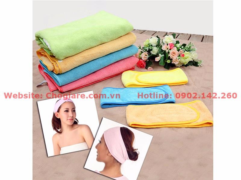 Com bo 7 Băng đô quấn tóc trang điểm Nhật Bản 3