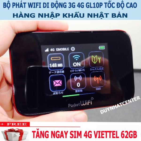 Bảng giá Thiết bị phát sóng wifi từ sim 3G/4G LTE GL10P ĐẾN TỪ NHẬT BẢN - Sử dụng liên tục 10h - Tặng sim 4G viettel Phong Vũ