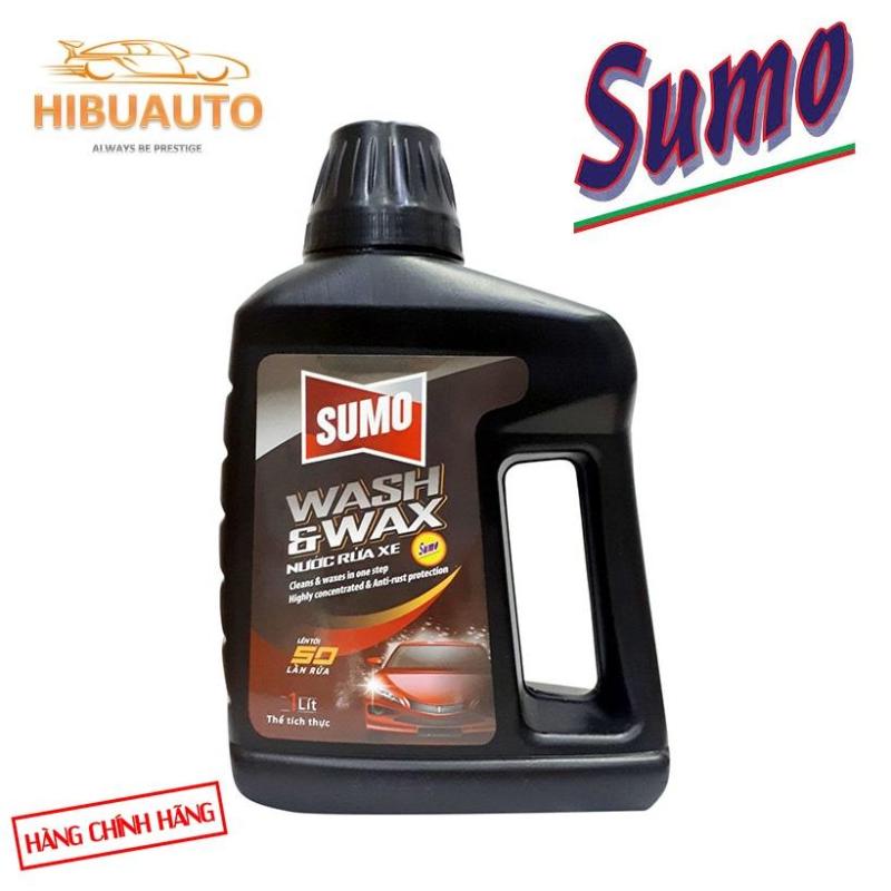 Nước rửa xe ô tô Sumo wash và wax 1 lít