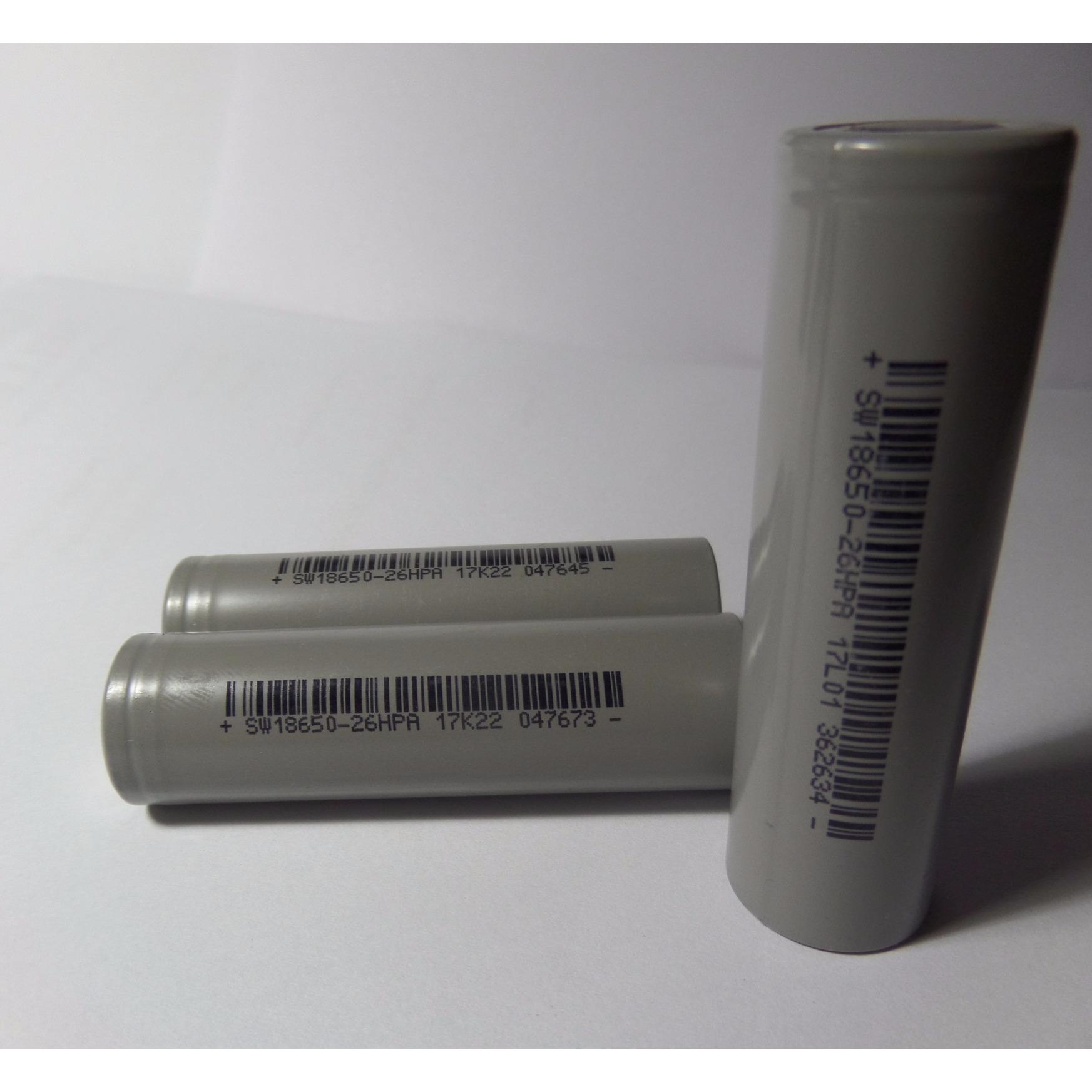 COMBO 3 Cell Pin Sinowatt (Xám) - SW18650 - dung lượng 2500mAh - dòng xả 10A