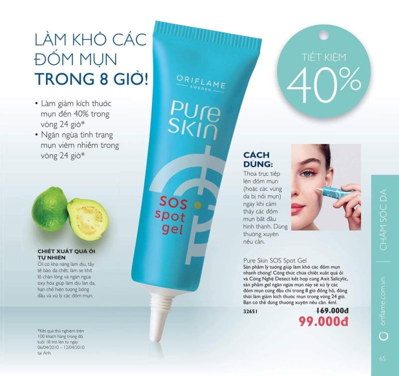 Pure skin care KEM TRỊ MỤN cao cấp