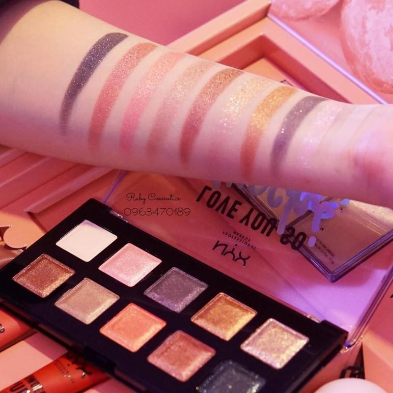 Bảng Màu Mắt Nyx Love You So Mochi Eyeshadow Palette_Electric Pastels