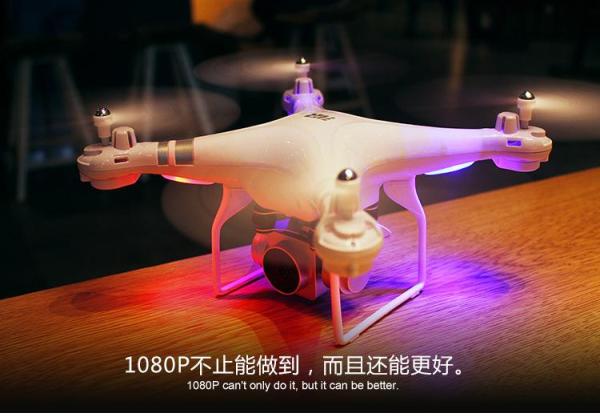 Flycam DRONE S10 camera WIFI 1080P SẮC NÉT quay trực tiếp về điện thoại-thàng nhập (màu trắng)