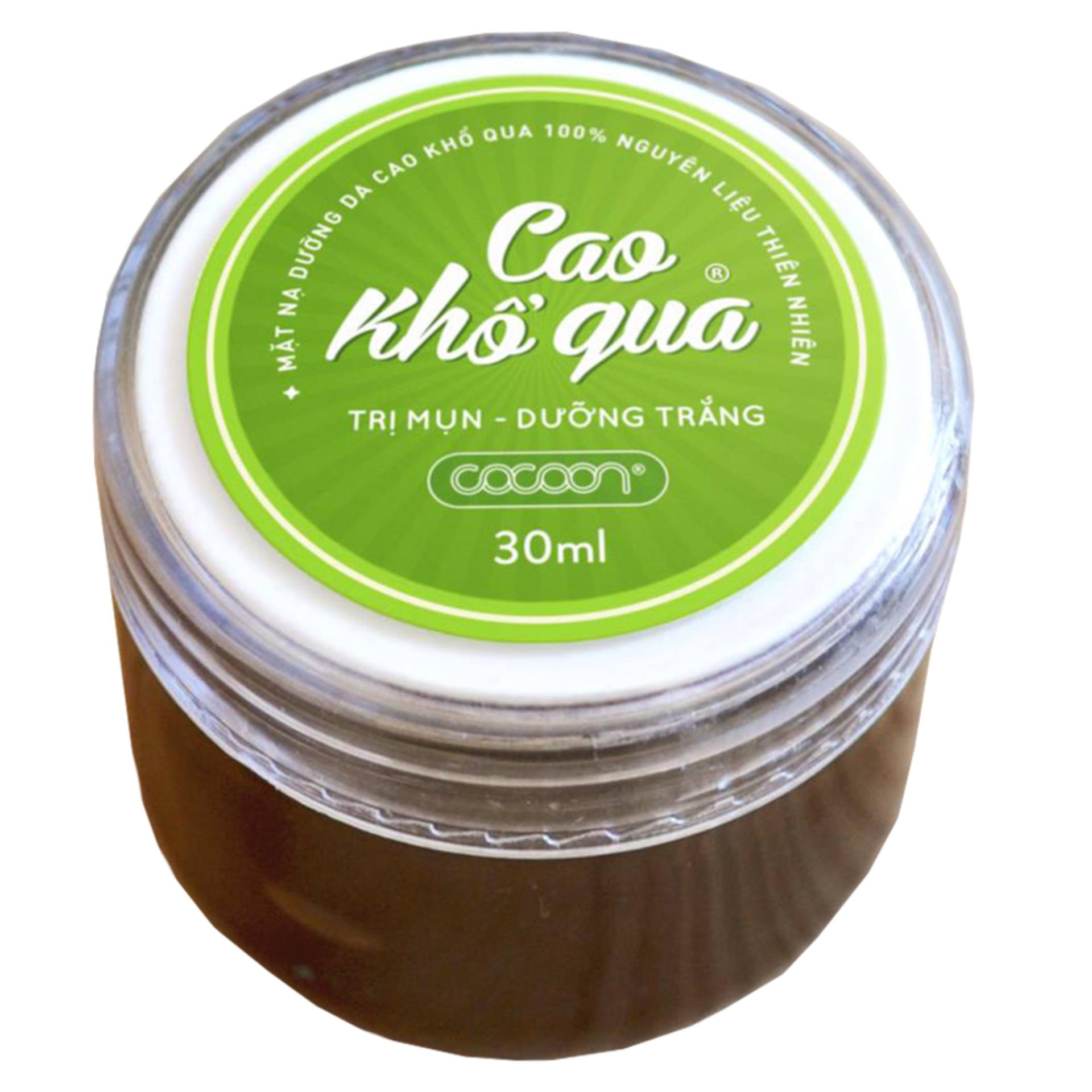 Mặt nạ thiên nhiên cao khổ qua Cocoon trị mụn đầu đen , mụn sưng đỏ