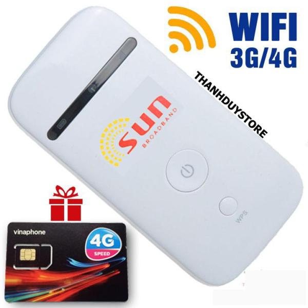 Bảng giá Bộ phát WiFi di động SUN ZTE Từ Sim 3G 4G (Đen) - Phiên bản Mới - Tặng Siêu Sim 120GB Phong Vũ