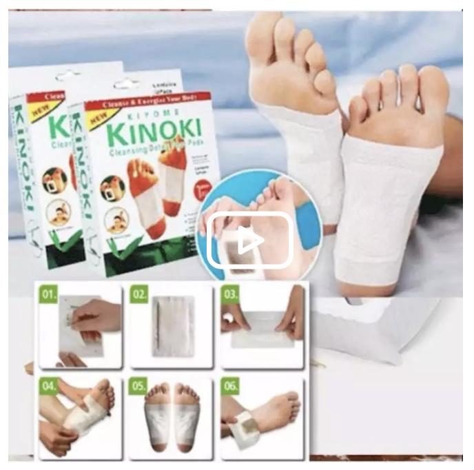 Bộ 20 miếng dán giải độc massage chân Kinoki nhập khẩu