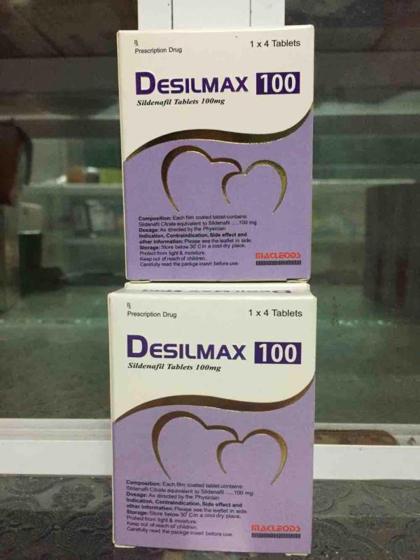 Thuốc tăng cường sinh lý nam Desilmax 100mg - Ấn Độ nhập khẩu