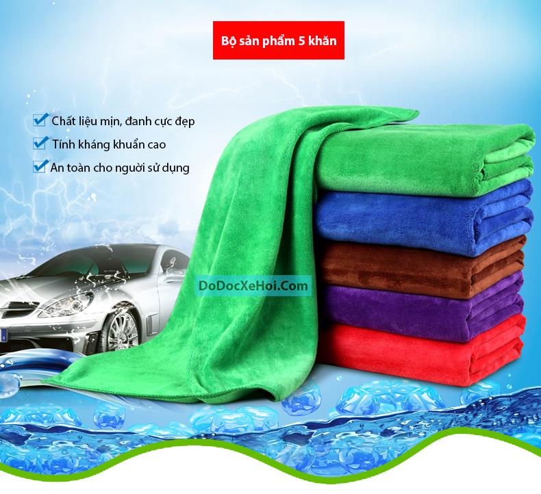 khăn lau xe ô tô 