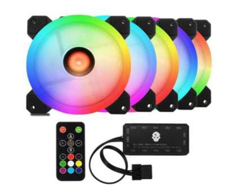 Bộ 3 fan 12cm Coolman RGB Led Ring