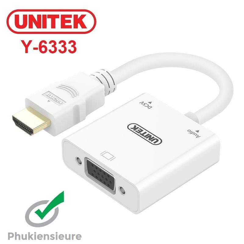 Bảng giá Cáp chuyển HDMI sang VGA UNITEK Y-6333 Phong Vũ