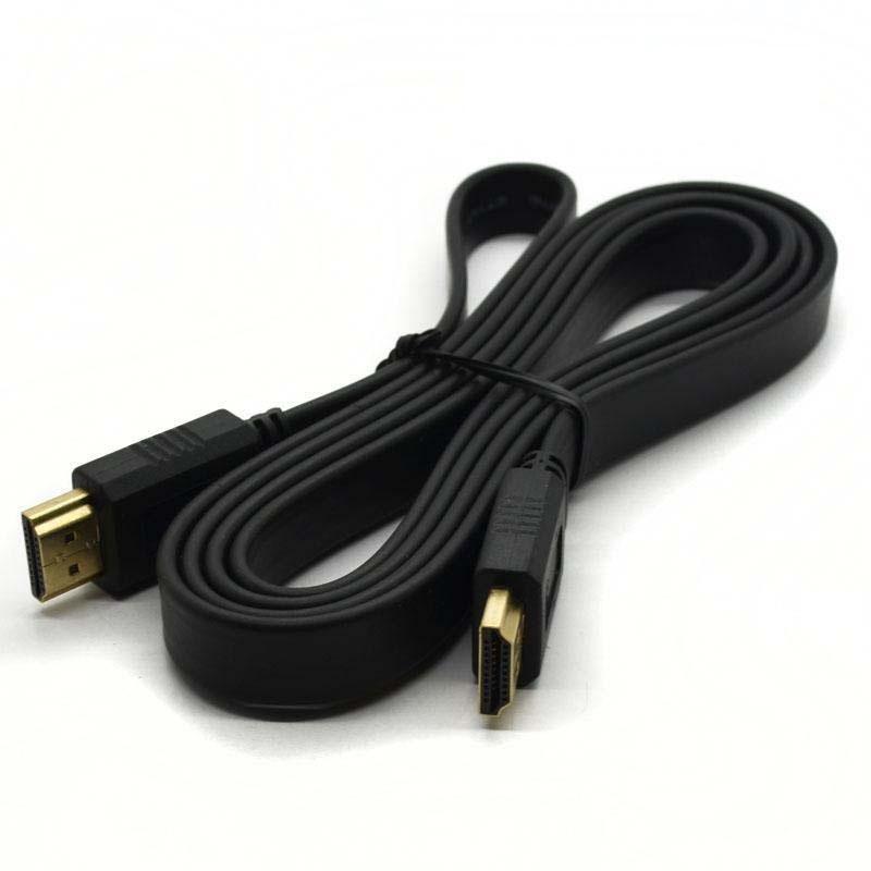 Dây cáp truyền tín hiệu HDMI FULL HD 1.5m dẹp (Đen) - Hàng nhập khẩu