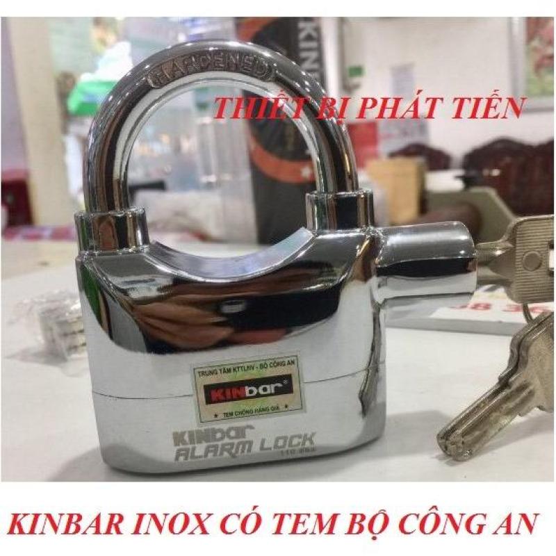 Ổ Khóa Chống Trộm KinBar Bạc 100% Inox (Có Tem)