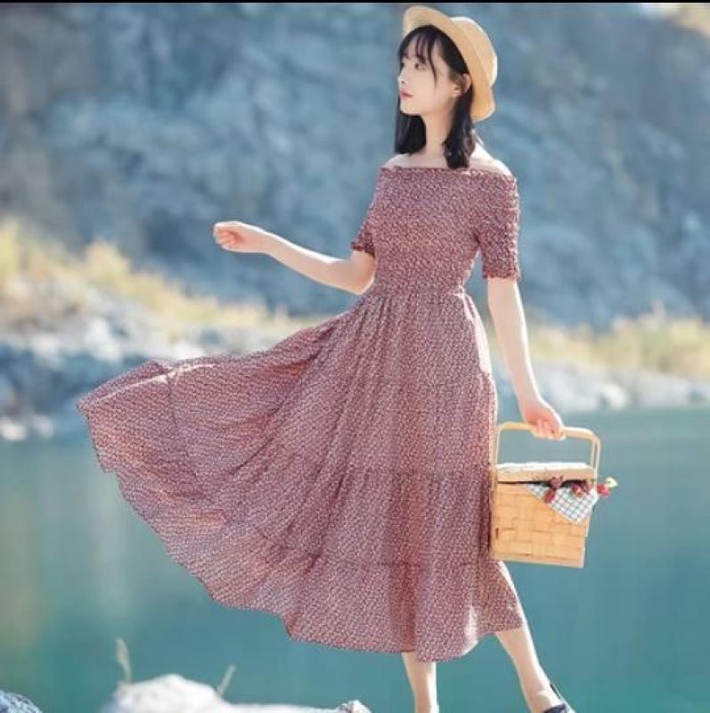 Nơi bán ĐẦM MAXI TRỄ VAI QUYẾN RŨ - HÀNG NHẬP CAO CẤP