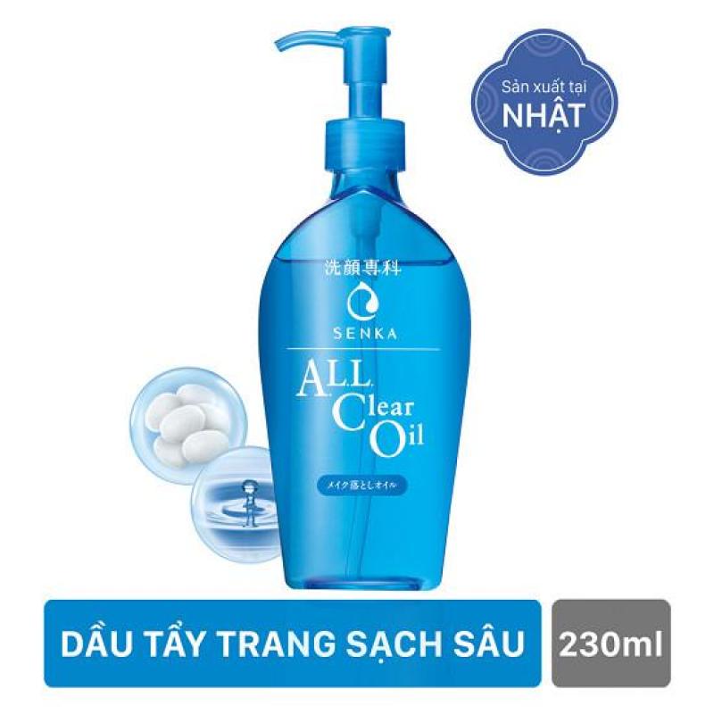 Dầu Tẩy Trang Sạch Sâu Dành Cho Da Dầu Senka All Clear Oil 230ml