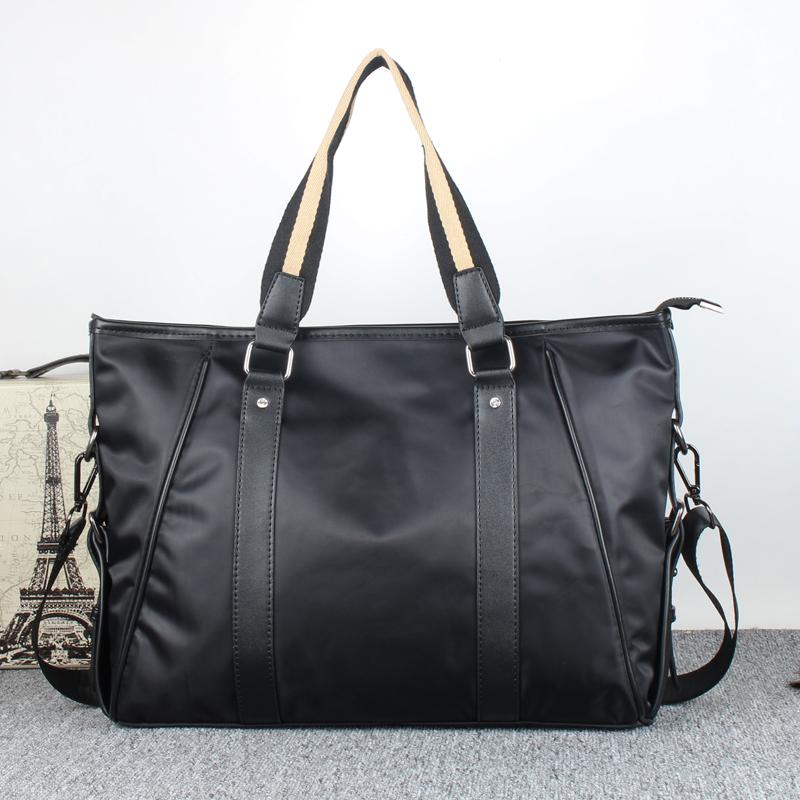 Pria Itu Tas Tangan Horizontal Gaya Bisnis Pria Wraps Oxford Kain Briefcase Pria Rekreasi Sangat Kanvas nilon Daftar Bahu Ku-Internasional