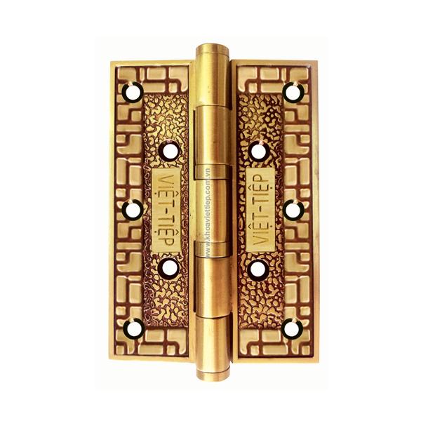 Bộ 2 Bản lề đồng Việt Tiệp 08128 cao cấp ( 125 x 87mm ) - Huy Tưởng
