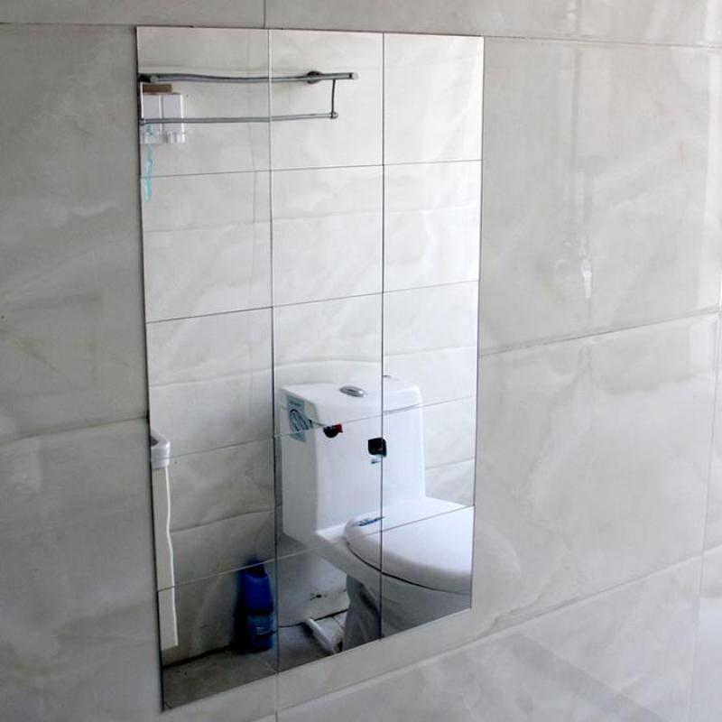 Gương dán tường 9 miếng vuông