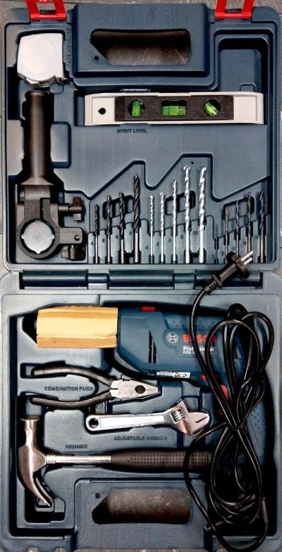 Bộ máy khoan động lực GSB 550 set (Bộ phụ kiện 19 chi tiết)