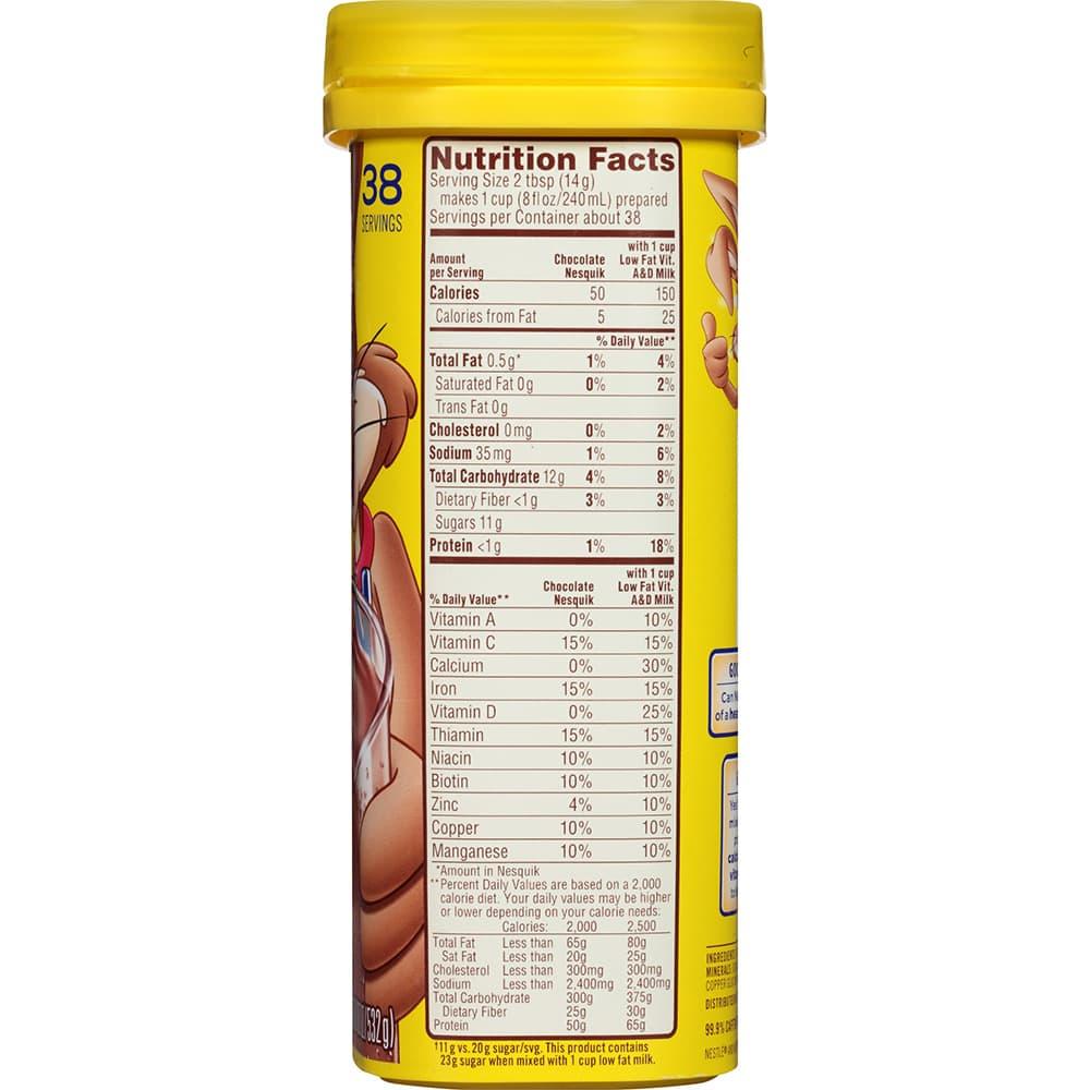 Bột sữa Socola Nestle Nesquik Chocolate 532g