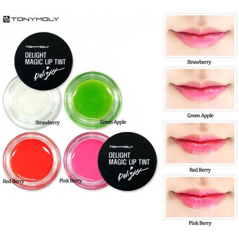 Son dưỡng môi Delight Magic Lip Tint Tonymoly Hàn Quốc 7g (No.1 Strawberry) nhập khẩu