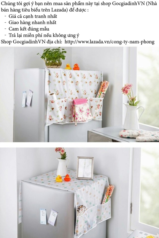 Tấm phủ tủ lạnh và lò vi sóng tiện dụng - 1