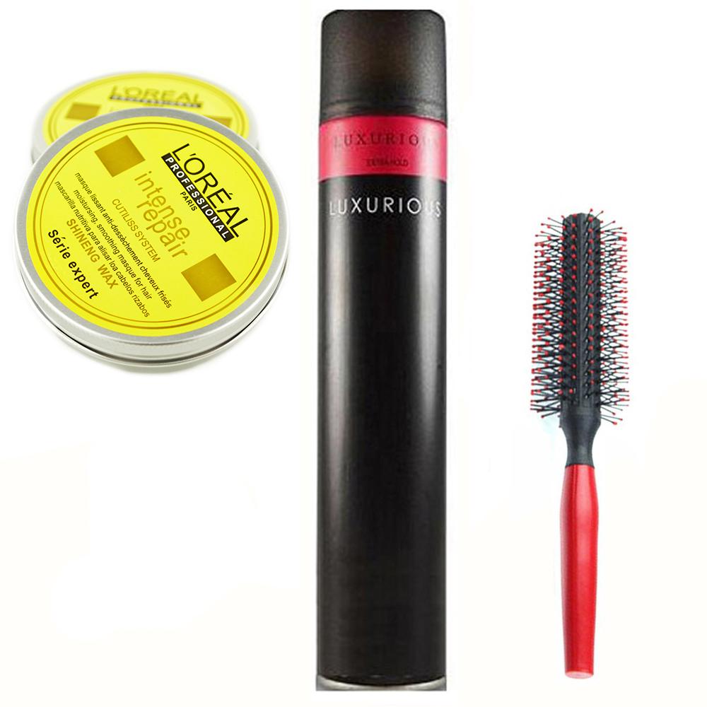 Combo Gôm luxurious và Sáp + tặng 1 lượ tròn tạo kiểu tóc