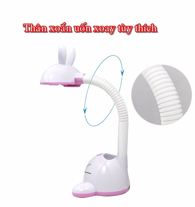 Đèn Học Chống Cận Để Bàn Hình Thú Có Khay Cắm Bút 7