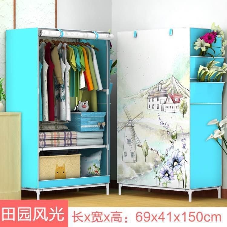 Tủ vải 3D 1 buồng 2 ngăn 4