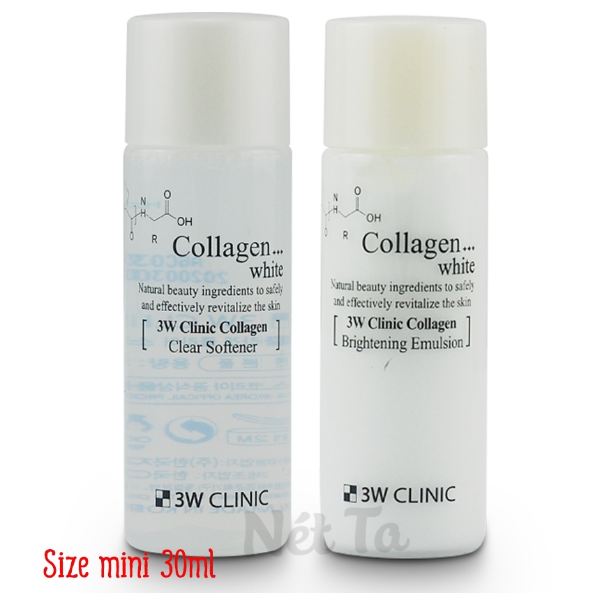 Bộ dưỡng trắng da 3W Clinic Collagen White - Hàn Quốc