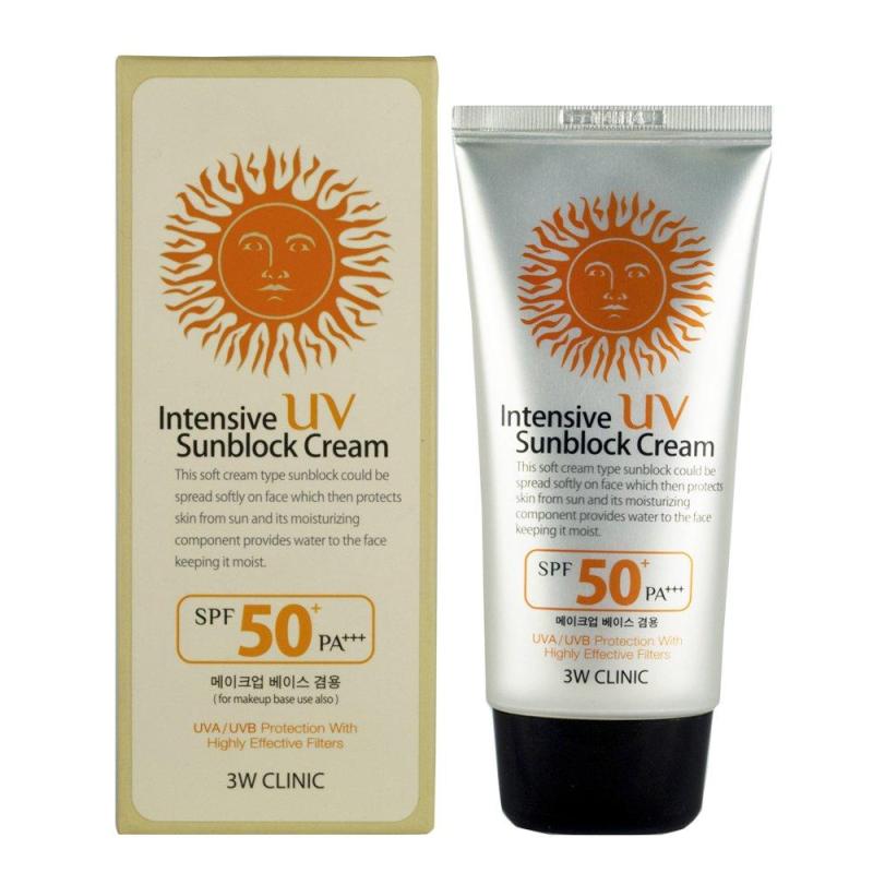 Kem chống nắng 3W Clinic UV Sunblock Cream SPF 50+ PA+++ 70 ml. nhập khẩu