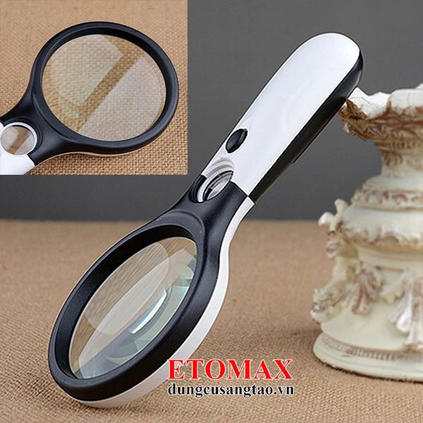 Kính lúp cầm tay 3x - 45x
